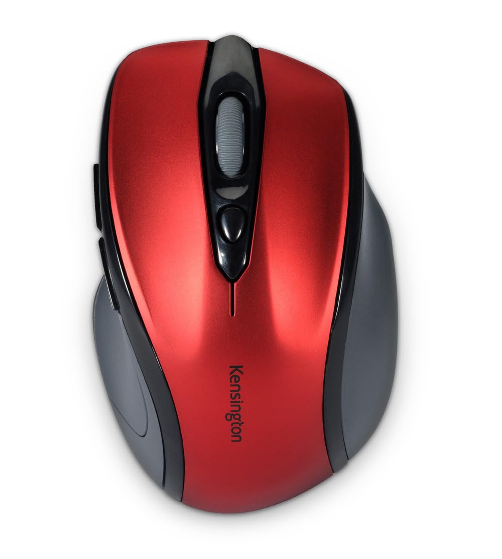 Amazon.com: Kensington Pro Fit Mid-Size Wireless Mouse, Ruby Red