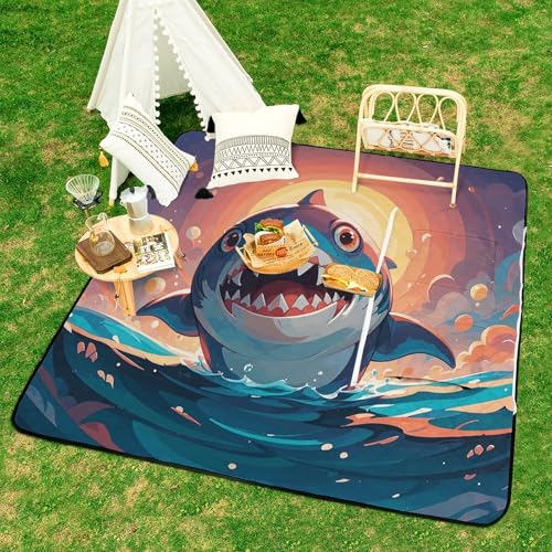 Couverture de plage à fermeture éclair imperméable et tapis pliable pour camping