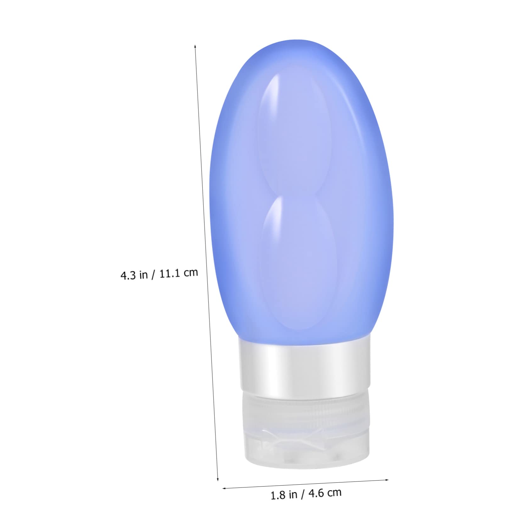 BESTYASH 3 Set Imbottigliato Bottiglie Da Viaggio Da Viaggio Bottiglia Ricaricabile Flaconi Da Toilette Da Viaggio Bottiglie Da Viaggio Ricaricabili Gel Di Silice 3 Pezzi * 3