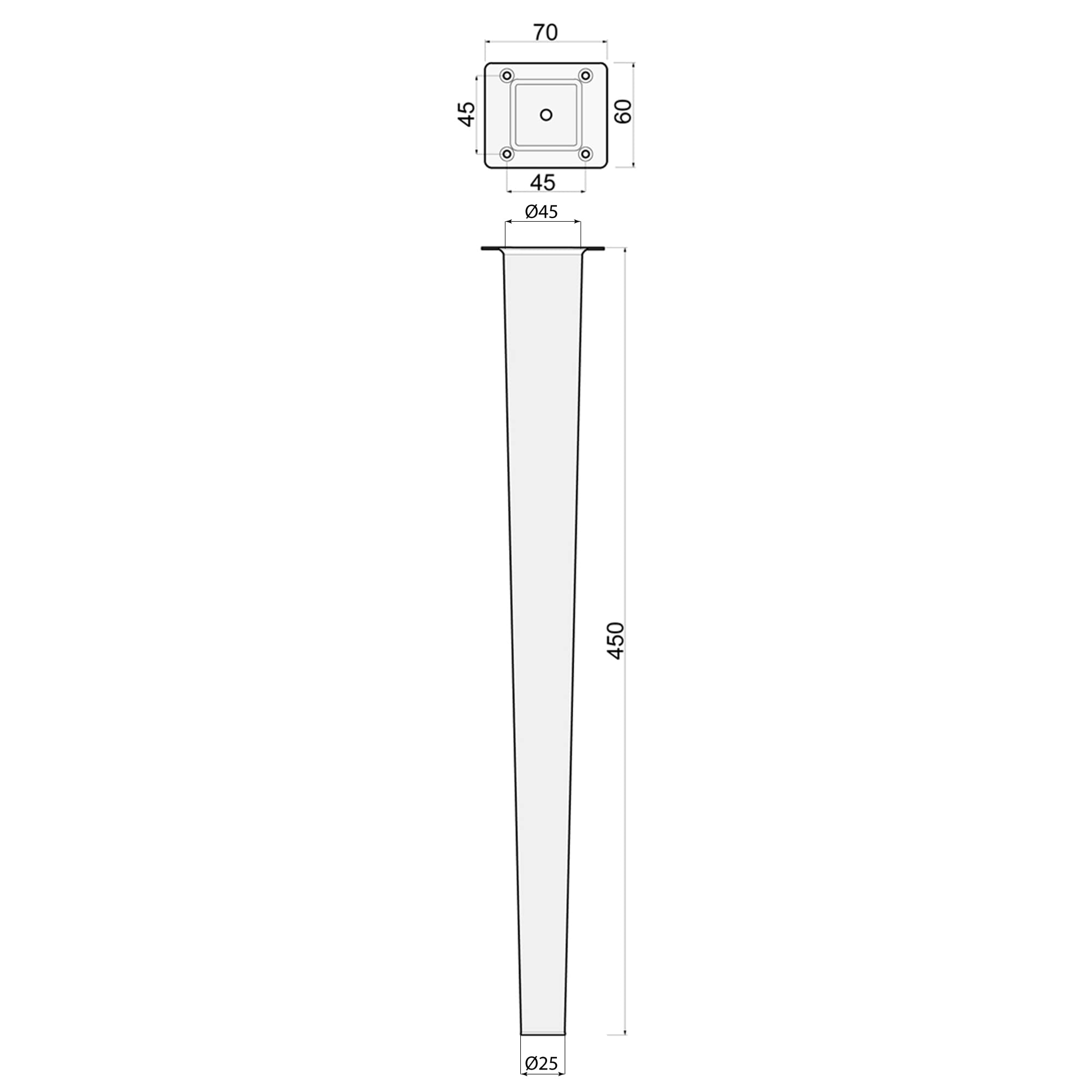 sossai tafelpoten van natuurlijk beukenhout CLIF ROUND HMF1 71 cm hoog