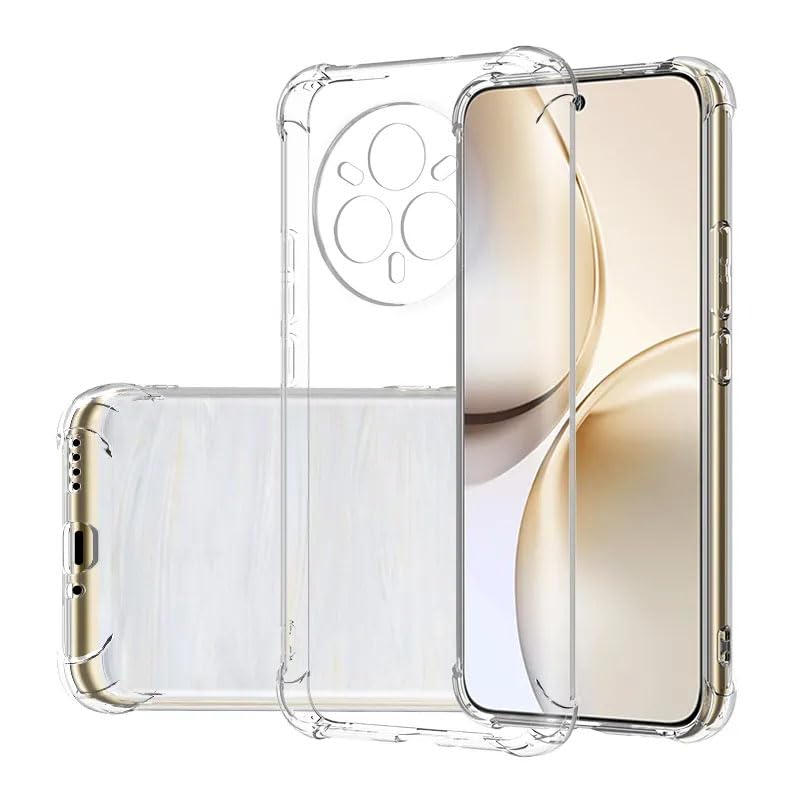 Image of for [realme 14 pro Plus] Case,[realme 14 pro Plus] Phone Back Case Cover Clear Corners TPU Shock-Absorption Flexible Cell Phone Cover for [realme 14 pro Plus] - Transparent