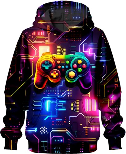 PADOLA Niños Sudaderas 3D Impresión Sweatshirt Hoodies con