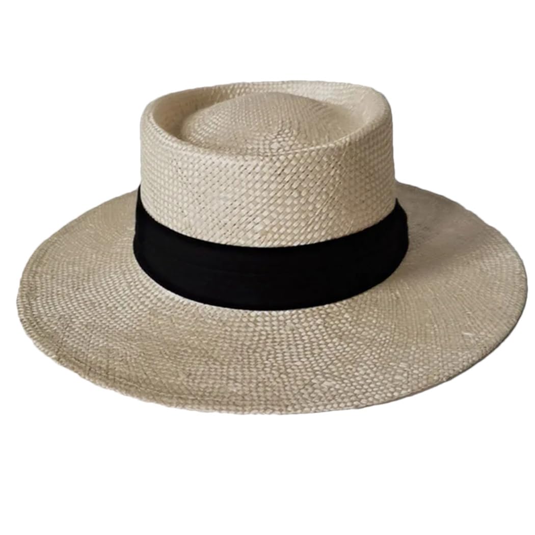 DninmimSombrero de paja de verano para mujer
