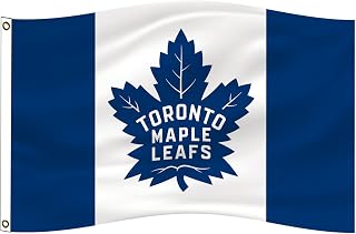 Canada Toronto Flag 3x5 Ft Large Smooth Glossy Fabric Blue Outdoor/Indoor Decor Candian Maple Leafs flags Banner