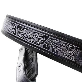 Walker & Williams Gb-102 Noir Bracelet cuir rembourré Motif Live Chêne classique - Les Beatles, Paul McCartney, John Lennon, RIngo Starr, George Harrison Walker & Williams Gb-102 Noir Bracelet cuir rembourré Motif Live Chêne classique – Image 3