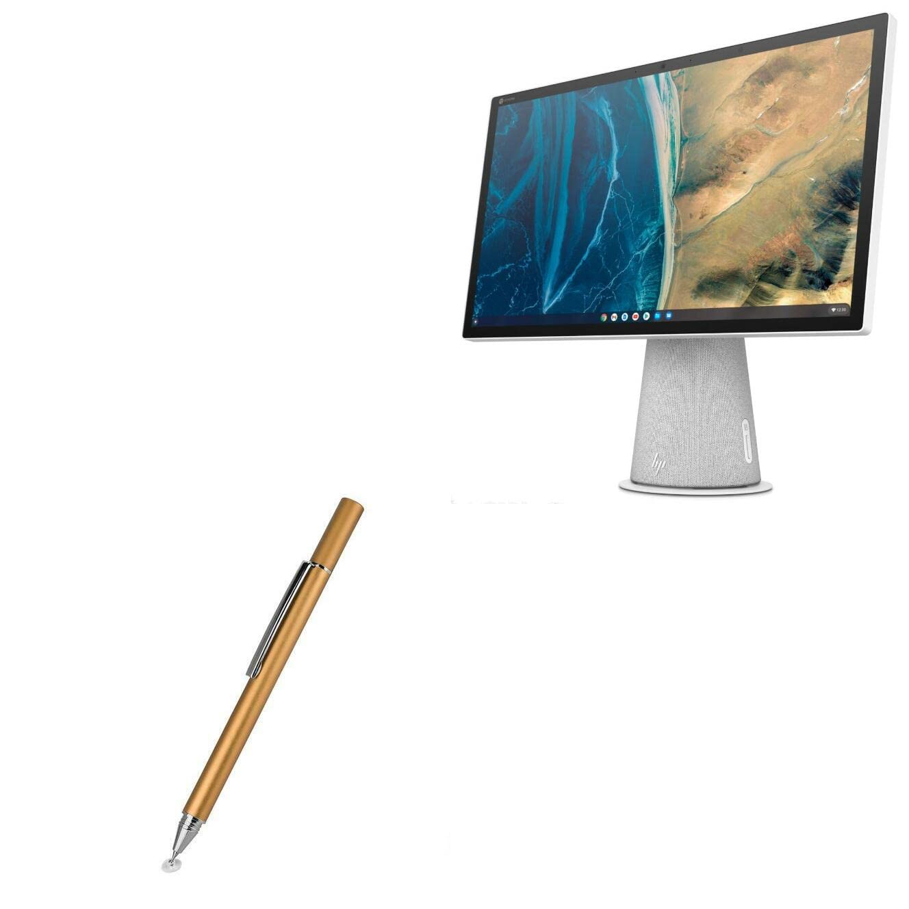 BoxWave Stylus Pen for HP Chromebase (21.5 in) (Stylus Pen by BoxWave) - FineTouch Capacitive Stylus, Super Precise Stylus Pen for HP Chromebase (21.5 in) - Champagne Gold