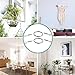 2PCS Picture Hanging Wires, 6.6FT Adjustable Wire Picture Hanging Kit, Stainless Steel Wire for Hanging Pictures, Mirrors, Tool Free Cables Hanging Rope with Hooks 50LBS Syocsek [Extended Version]