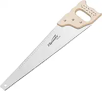 SPARTA Serrote para Madeira 20" (500mm) com Dentes Temperados 7-8 TPI – Lâmina em Aço 65Mn Cabo de Madeira Ergonômico, Corte Rápido e Preciso para Carpintaria e Marcenaria