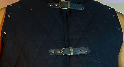 Miniatura 3 de THE MEDIEVALS Gambeson Abrigo acolchado grueso Aketon Chaqueta Armadura Tela de algodón