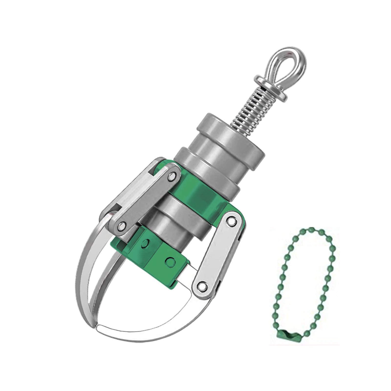 GMBYLBY Press Claw Keychain ABS Doll Machine Grab-clip Keyring Secure Holder For Key Backpacks Fun Simulation