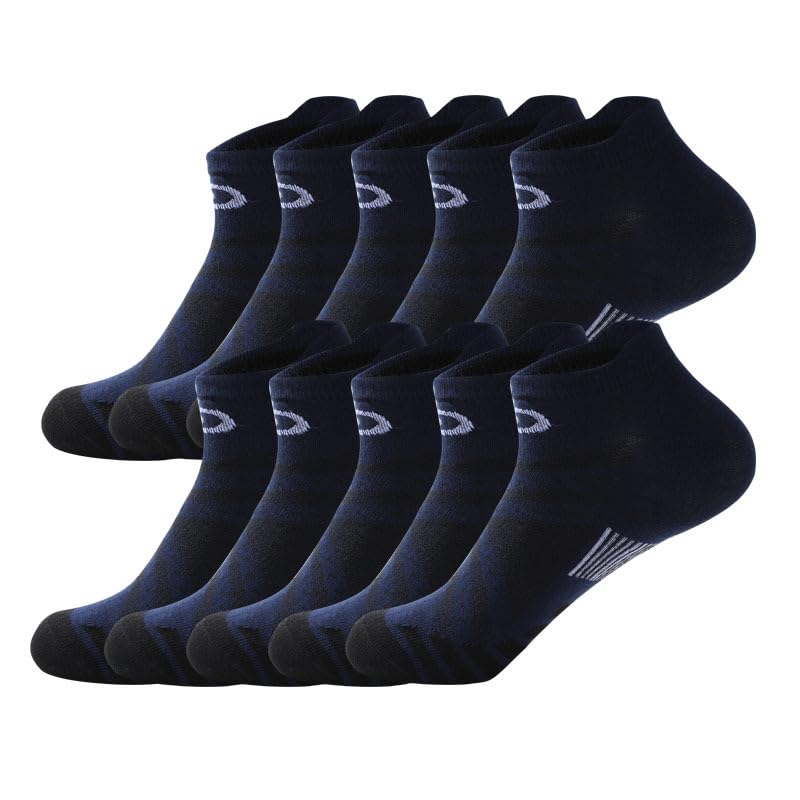 Short Socks for Men and Women, Comfortable and Breathable, Suitable for Sports and Fitness (10 Pairs)4