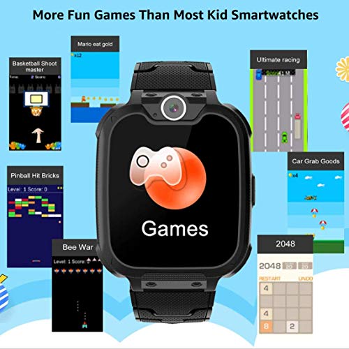 OUTAD Kids Smart Watch Phone for 3-12 Years Old Boys Girls Toddlers, Smart Watches for Children with Calling, SOS, SD Card, Fun Games, Camera, Timer, Alarm, Child Birthday Gifts Educational Toys