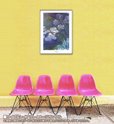 Amazon.co.jp: ポスター クロード モネ Water Lilies and Agapanthus