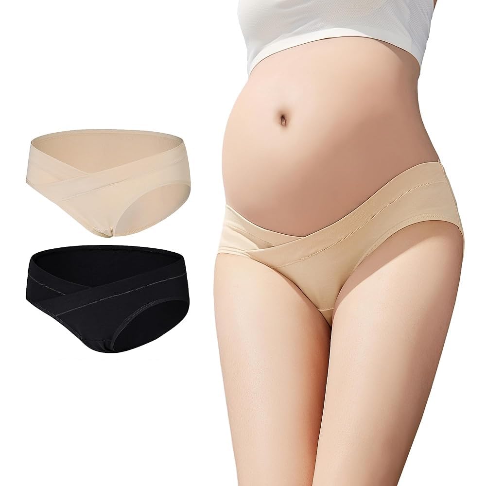 Bikini Style Maternity Panty – Soft Cotton Low Rise Underwear for Expecting Moms-image-16