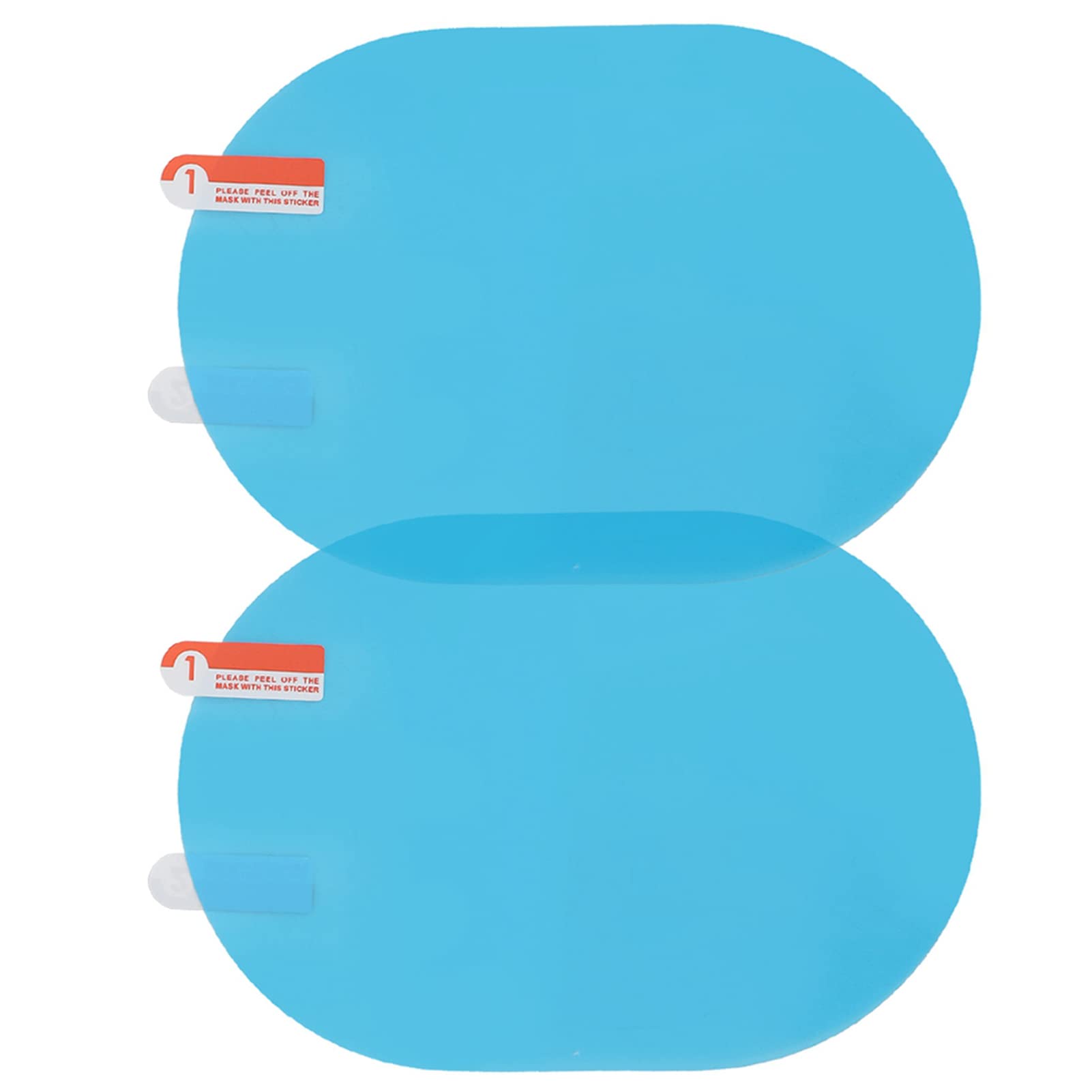 A prueba de lluvia Anti-vaho 100x145mm Espejo retrovisor protector de lluvia, Película de espejo exterior, para camiones Todos los remolques de coche con espejo retrovisor de tamaño estándar