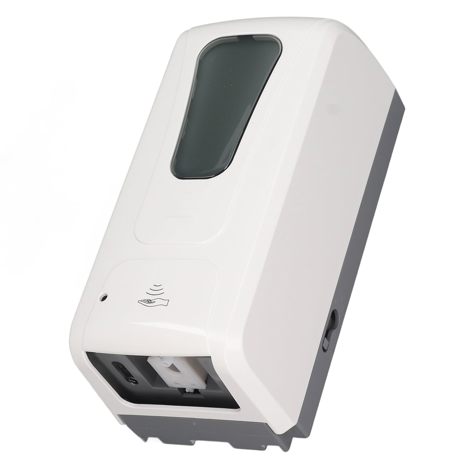 AUNMAS Automatischer Schaumspender, ABS, Berührungslos Schäumender Handseifenspender, 1000 Ml, Wandmontage, Manuelles Nachfülldesign, Transparentes Fenster, Auslaufsicher, für Badezimmer, Küche,