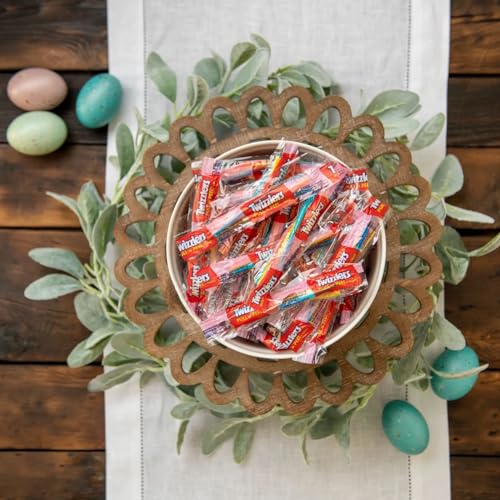 Twizzlers Pull n Peel Strawberry Candy Bulk Pack - 55 Individually Wrapped Twizzlers - Strawberry Cream Pastel Colored Bulk Candy for Gifting and Sharing - 1.5 Pounds