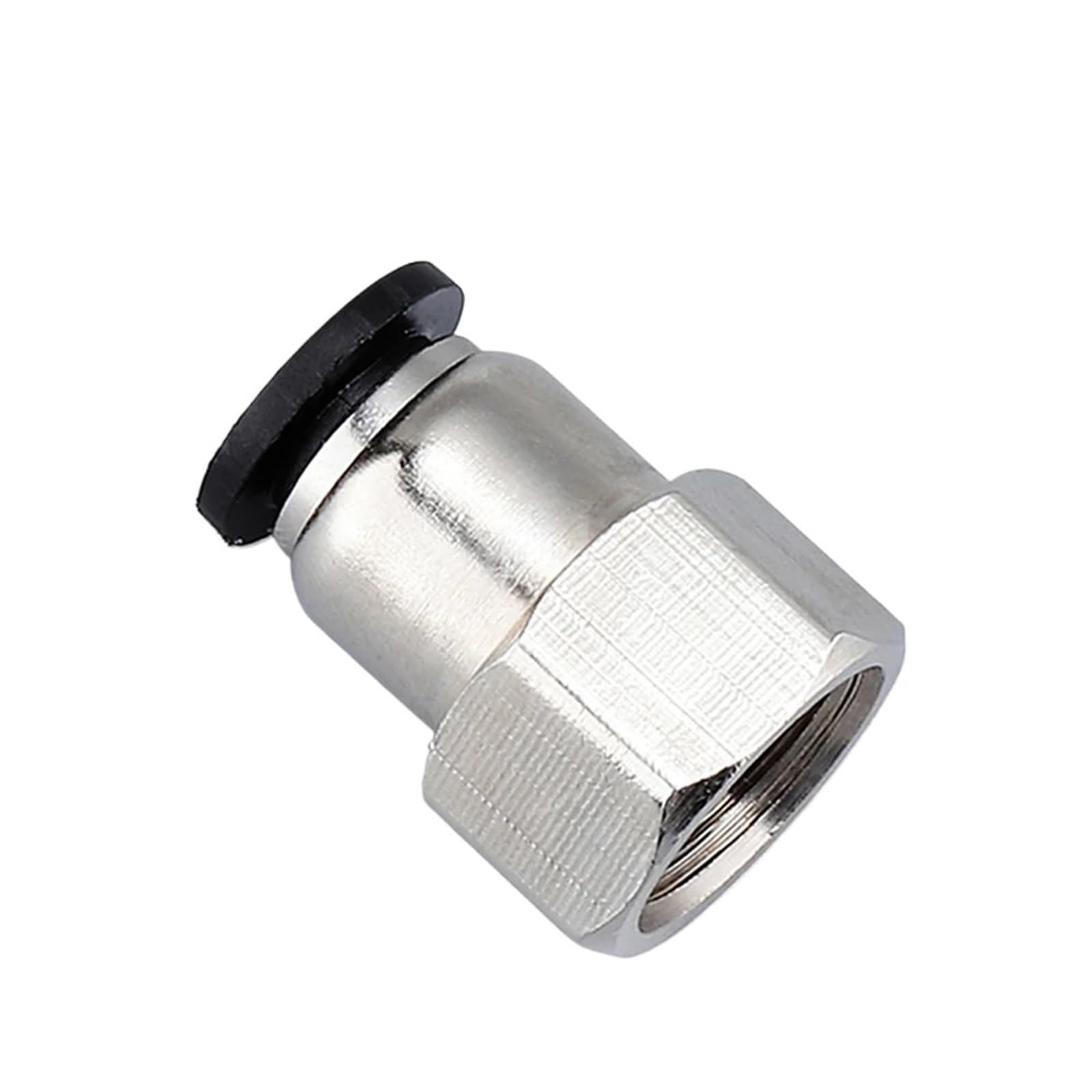 Connettori per tubi d'aria, Connettore rapido for tubo dell'aria pneumatico nero PCF da 1/8-1/2 pollici. Filettatura tubo standard femmina 4-12 mm(Pcf4-m5)