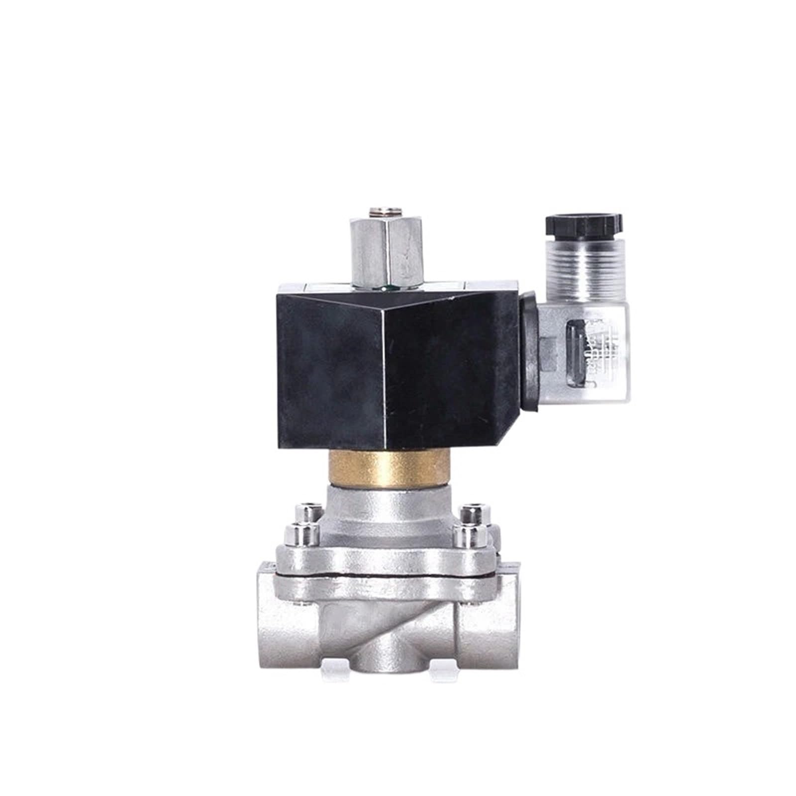 Uyqukggpsn 2 1/2" 3/4" 1" 1-1/4" " Normally Open 304 Stainless Steel Waterproof Solenoid Valve 12V 4V 20V 4Vdc For Water Gas Oil
