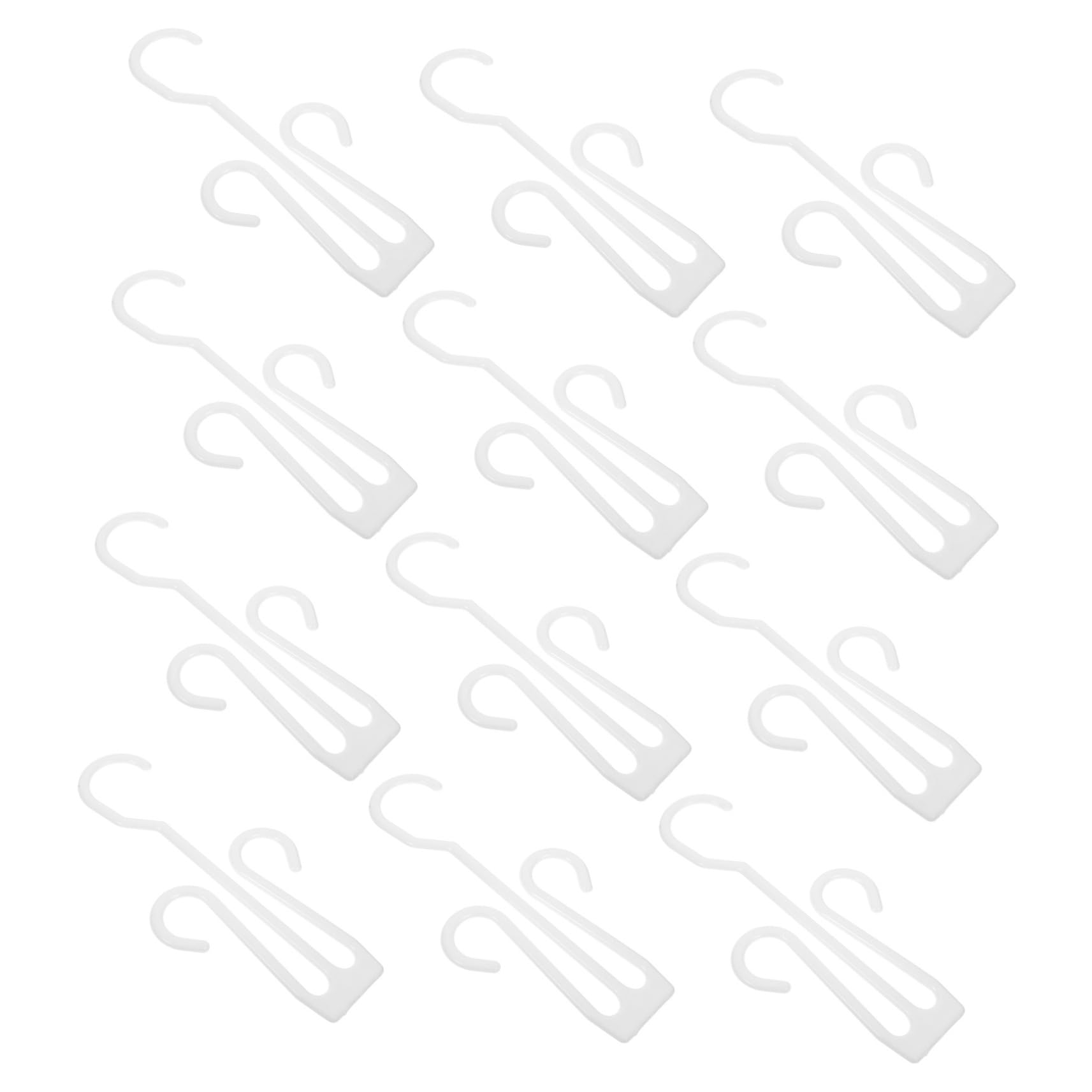 DECHOUS 12pcs Plastic Shoe Hangers Extended Hooks for Drying Slippers Space Saving Shoe Display Rack for Home Closet Balcony Bathroom Shop Supermarket Use