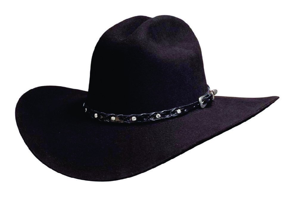 Montecarlo /Bullhide Hats Men's Felt Collection Pistol Pete 6X Premium Wool Western Cowboy Hat