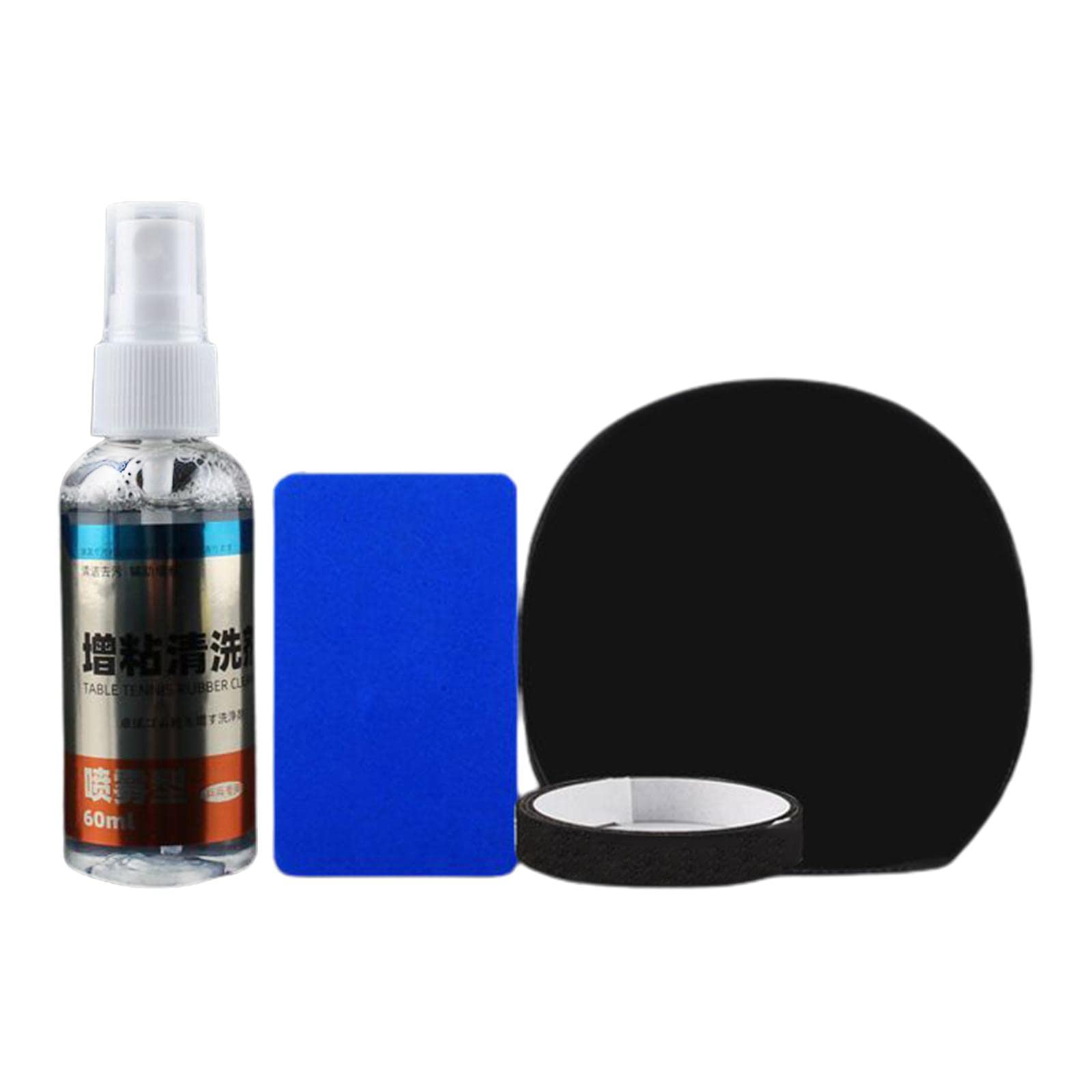 UJEAVETTE 60ml Care Cleaning Agent Pingpong Paddle Cleaner Table Tennis Rubber Cleaner with Accessories (B0CKDQBB58) Amazon Price History, Amazon Price Tracker
