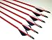 Shiny Black Patriotz 340 Carbon Arrows Inserted w/Field Point, 30