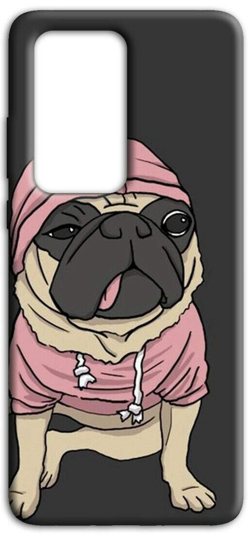 Mixroom - Cover Custodia Case In TPU Silicone Morbida Sfondo TrasPARENTe Per Huawei P Smart 2020 Fantasia Bulldog Sta Bene Ma Non Benissimo T642