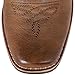 SheSole Women's Cowboy Boots Square Toe Western Cowgirl Mid Wide Calf Embroidered Boots Brown US Size 7