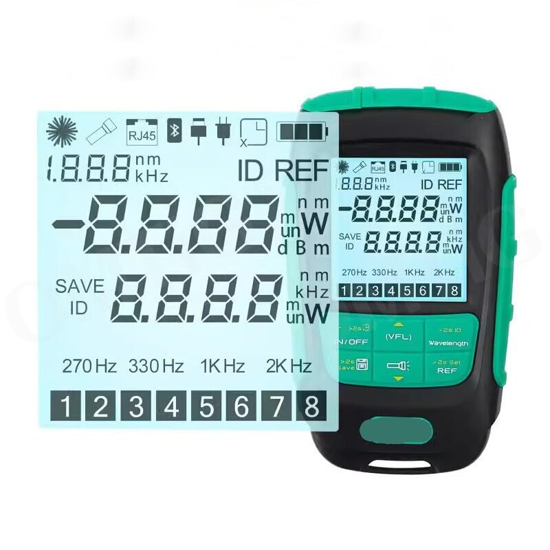 Tester światłowodów, Miernik mocy światłowodu MINI Narzędzie OPM Wizualny lokalizator uszkodzeń Złącze VFL Test kabla sieciowego(MT7616-70 to 10dB)