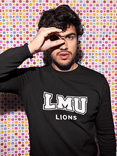 CreateMyTee | Loyola Marymount University Mascot Crewneck Sweatshirt3