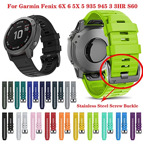 Bracelet de montre Garmin Quickfit 26 mm 22 mm en silicone