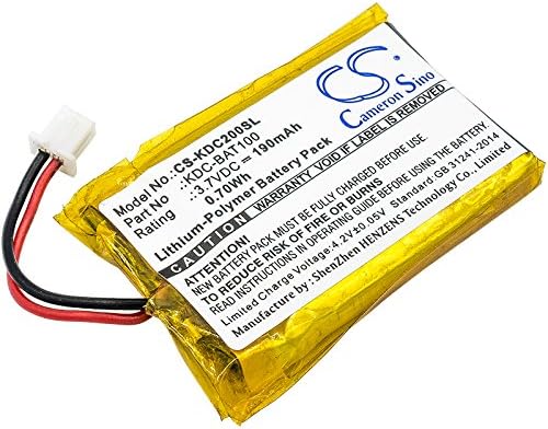 GAXI Battery for KOAMTAC KDC-100, KDC-200 Replacement for KOAMTAC Barcode Scanner Battery