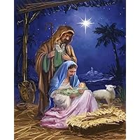 Eiialerm Kits De Point De Croix Pour Adultes La Cène De Jésus