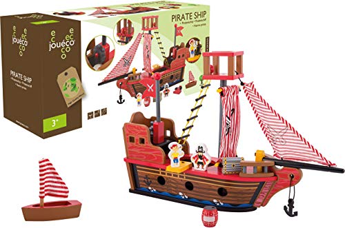 Jouéco 80077 Piratenschiff, Mehrfarbig Cover