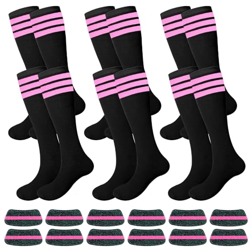 Image of Panitay 2 /12 /16 /24 Pairs Softball Soccer Socks Glitter Eye Black Stickers Team Spirit Accessories for Youth Women Sport Wear