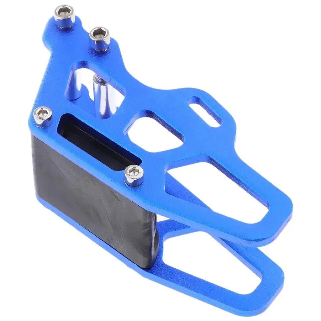 Protezione Pignone Rullo Tenditore Protezione Guida Catena Moto CNC Universale Per CRF 250 450(Argento)