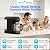 Ecoviva Countertop Reverse Osmosis Water Filter, 6 Stage RO Water Filtration System with Glass Carafe, TDS Displayr, 3:1 Pure to Drain, Portable No Installation Water Purifier Black