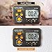 SKYCENX VC4105A Earth Resistance Tester Digital Grounding Resistance Meter 20/200/2000Ω Ground Resistance 750V AC Voltage Measure Backlight LCD Display Data Hold