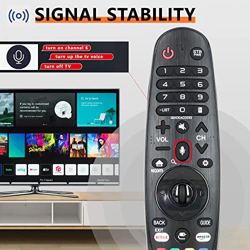Universal Remote Control Fit All Lg Smart-Tv,For Lg Lcd Led Uhd Qled 4K Hdr Tvs（No Voice Function And Flying Mouse Function） #TOP2