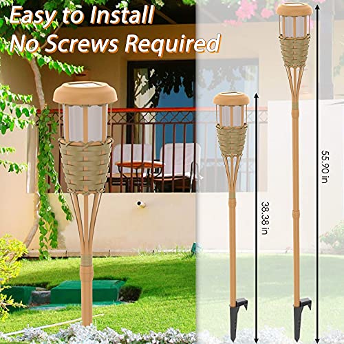 Evelynsun Solar Torch Lights For Garden Patio Pathway Or Christmas Decorations Outdoor Christmas Lights #TOP2