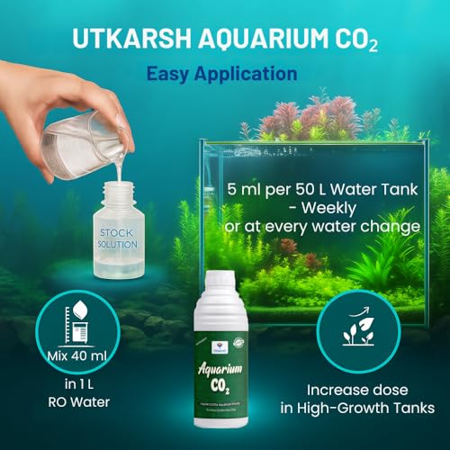 Image of Utkarsh Aquarium CO₂ (Liquid CO2 for Aquarium Plants) (250 ml; Pack of 1)
