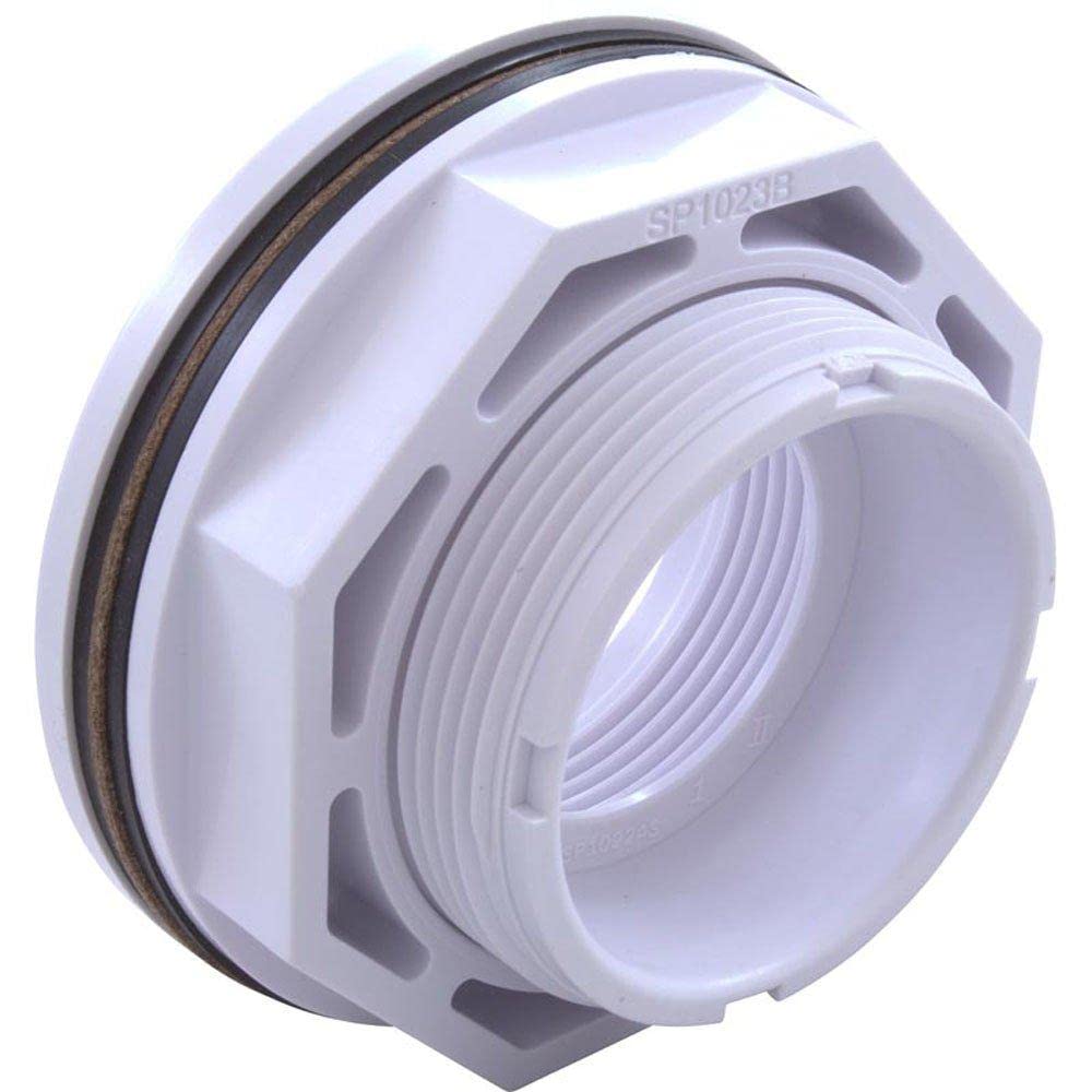 Hayward SP1023S 1-1/2-Inch SKT Inlet Fitting with Locknut and Gaskets for Fiberglass Pools/Spas