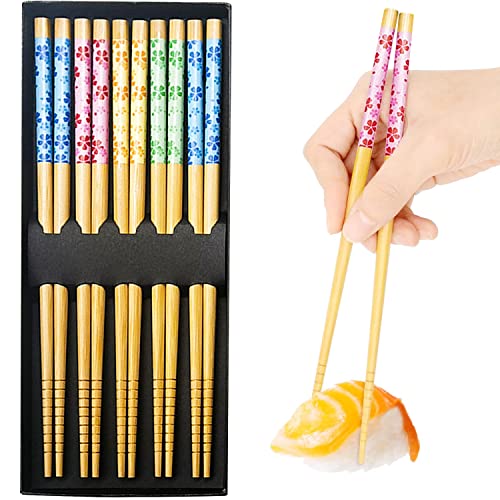 Bastoncini Per Sushi In Fibra Di Vetro - Set Da 5 Paia Colorate, 24 Cm, Antiscivolo E Lavabili - Foto 8