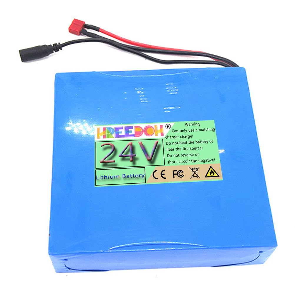 Akumulator litowy 24 V 8AH 10AH 12AH 14AH 18AH 20AH Akumulator litowo-jonowy do silników 0-500 W z ładowarką