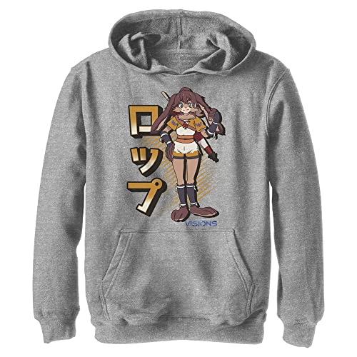 Sweat STAR WARS à capuche avec motif imprimé Lop Hero Shot gris