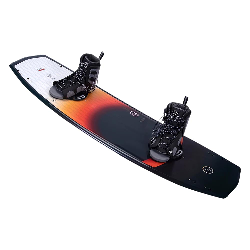 Hyperlite Baseline Mens Wakeboard 136 W/Remix Bindings Black/Orange 136cm/(10-14)