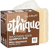 Ethique Frizz Wrangler Smoothing Solid Shampoo Bar for Dry & Damaged Hair (80 Washes) Vegan, Eco-Friendly, Plastic-Free, Cruelty-Free