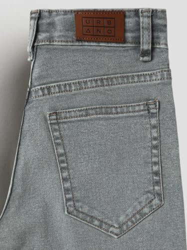 Image of Urbano Juniors Boy's Loose Baggy Fit Washed Denim Jeans Stretchable