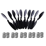 helice 1045 r . Pendiente: 4,5 "(11,43 cm) SM SunniMix 5 Pares de Hélice de Hélice 1045 10x4.5 CW/CCW para RC Quadcopter dji F450 - Negro